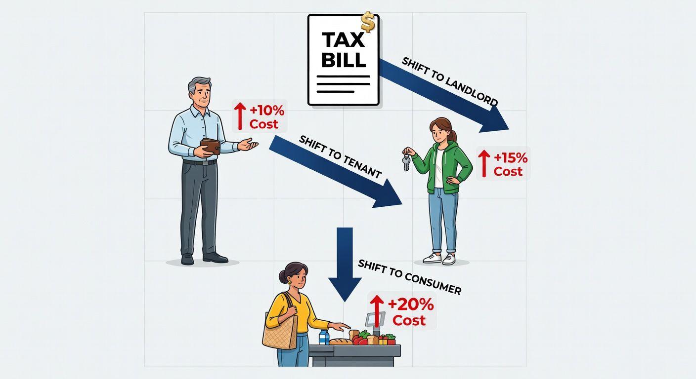 🔍 조세의 전가: 세금은 어떻게 흘러내려오는가?