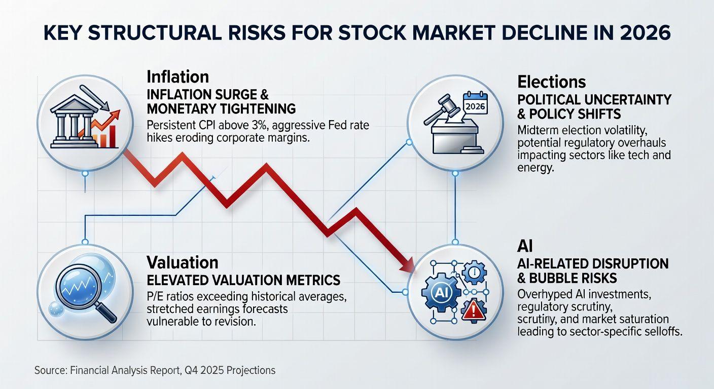 🔍 2026년 주가 하락장이 올 수 있는 구조적 이유