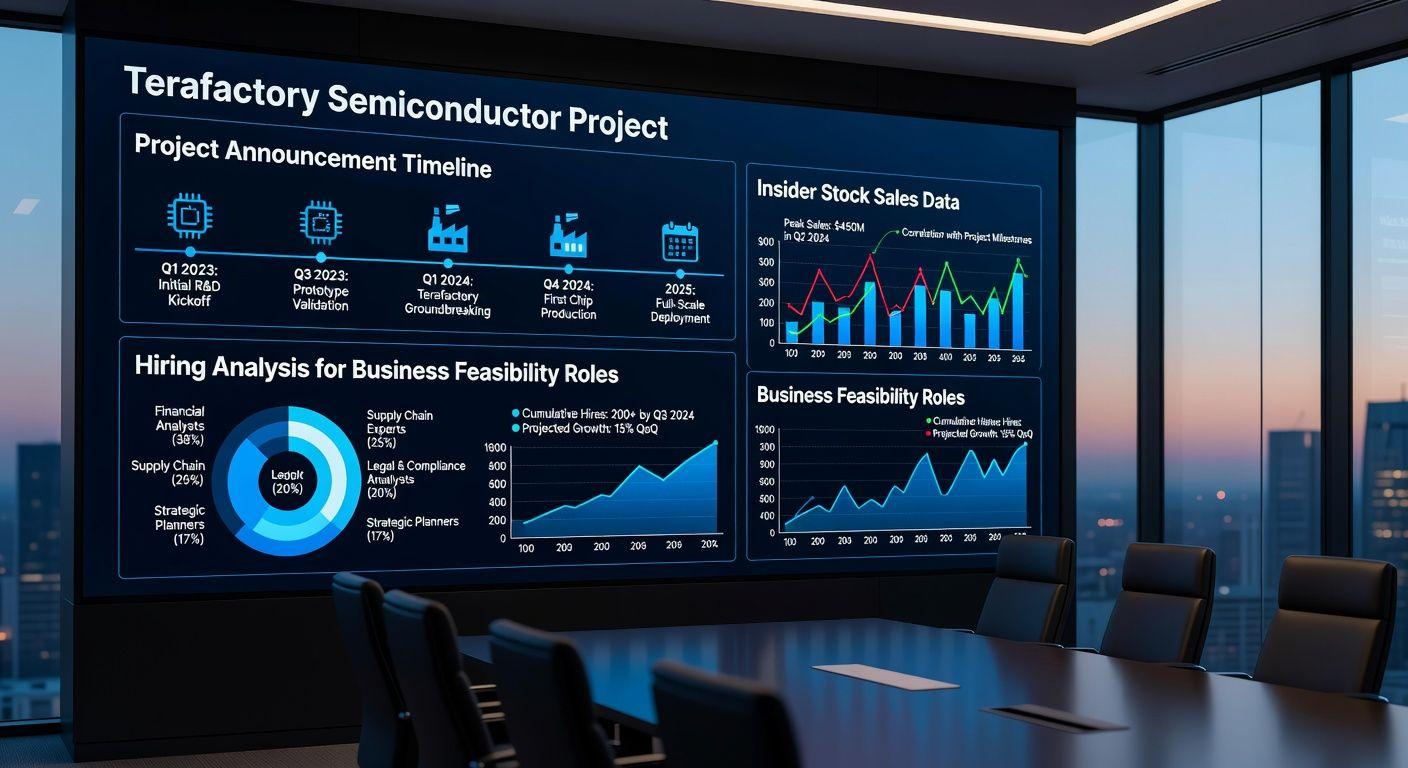 🔍 테슬라 반도체 공장 테라페의 현주소와 내부자 행보