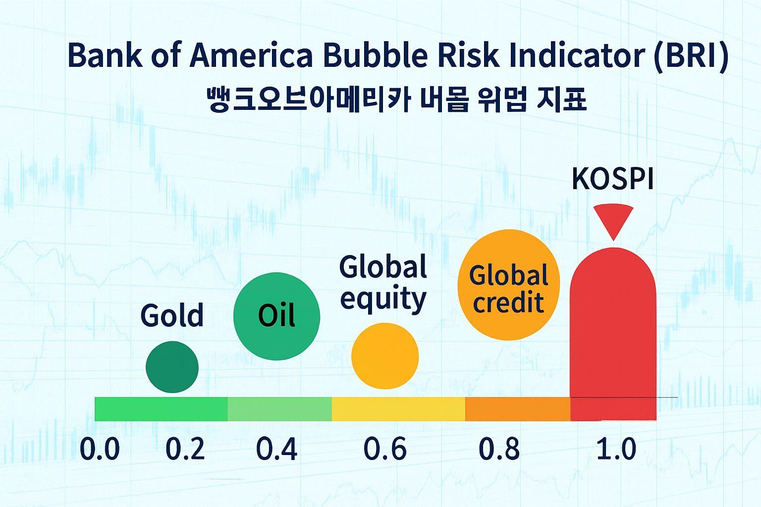🔍 코스피 거품 경고, 뱅크 오브 아메리카 BRI 지표란?