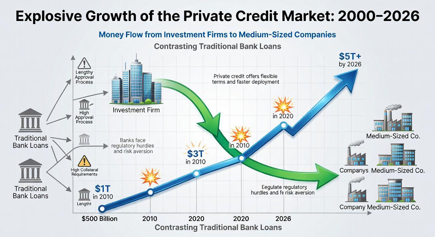 🔍 사모 대출이 무엇이고 왜 2700조원 시장이 되었나?