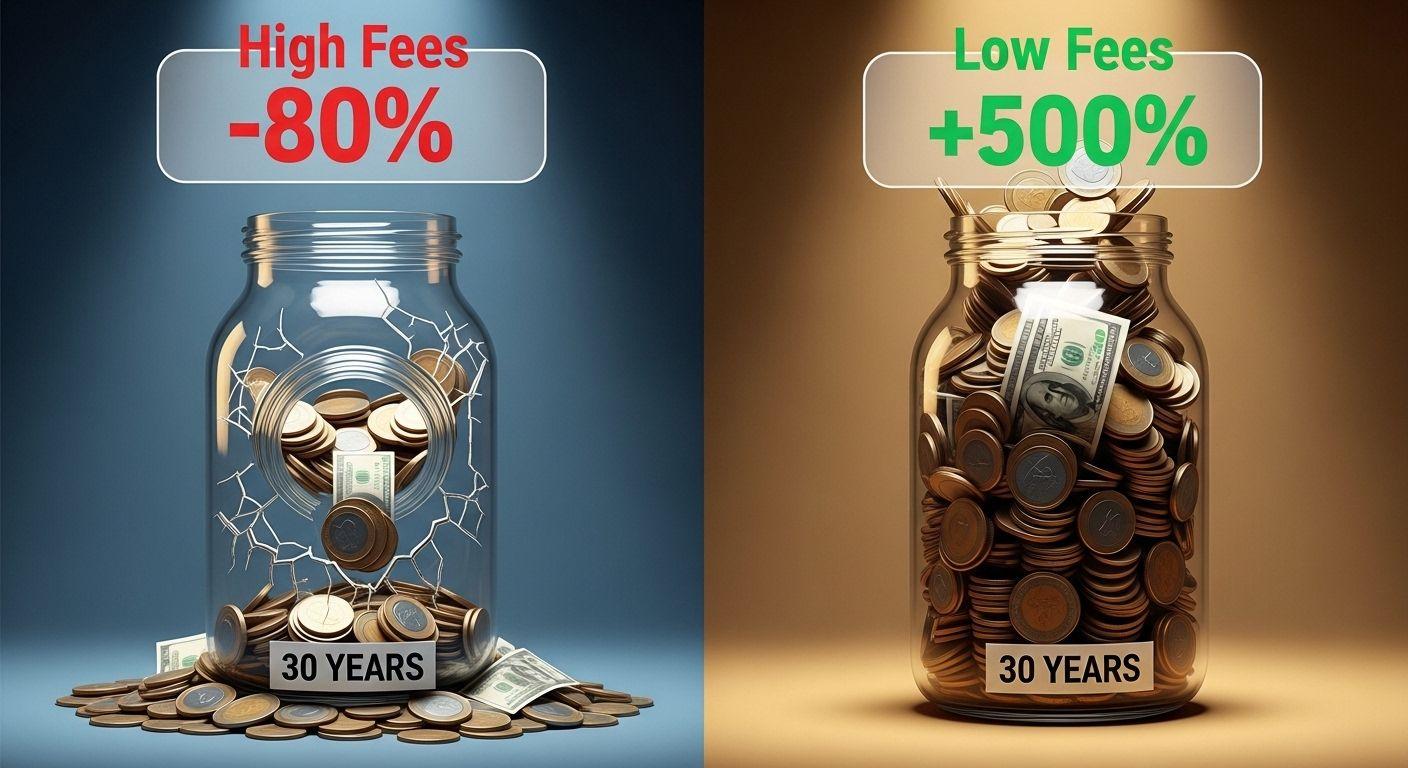 💰 조용히 복리를 갉아먹는 높은 수수료의 함정