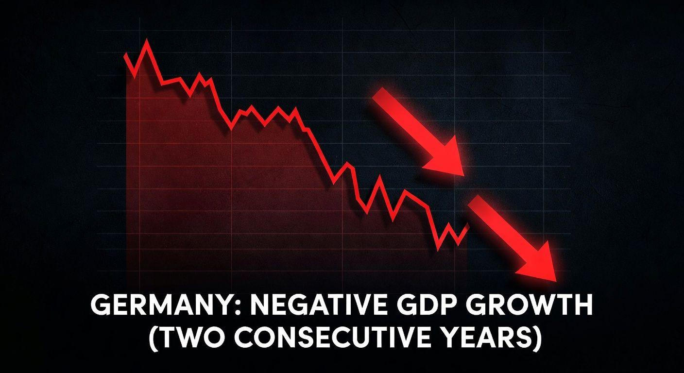 ✅ 독일 경제 위기, 2년 연속 마이너스 성장 충격