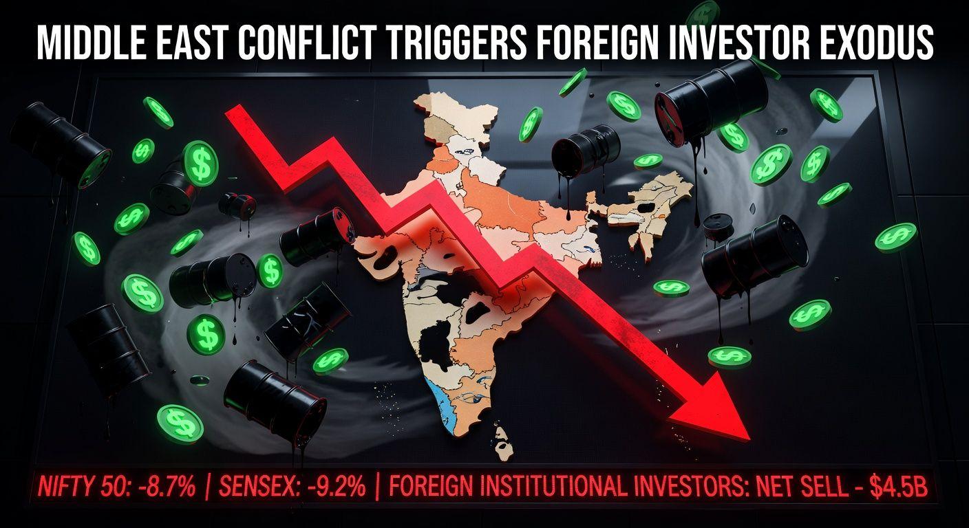 💡 외국인 투자자 매도 폭탄, 왜 인도에서 터졌을까?