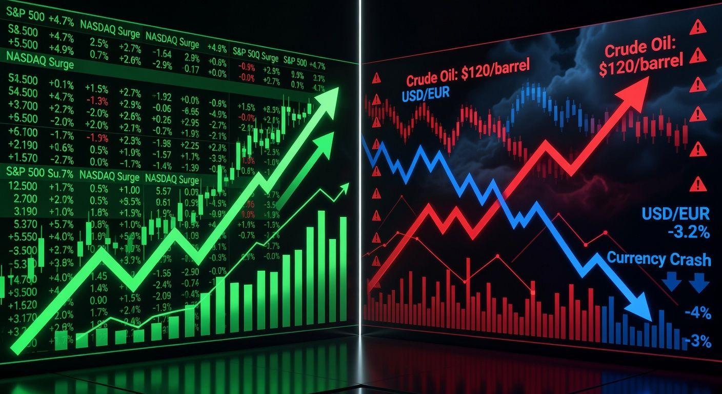 ⚙️ 시나리오별 시장 영향: 쇼트커버링 랠리 vs 스태그플레이션 공포