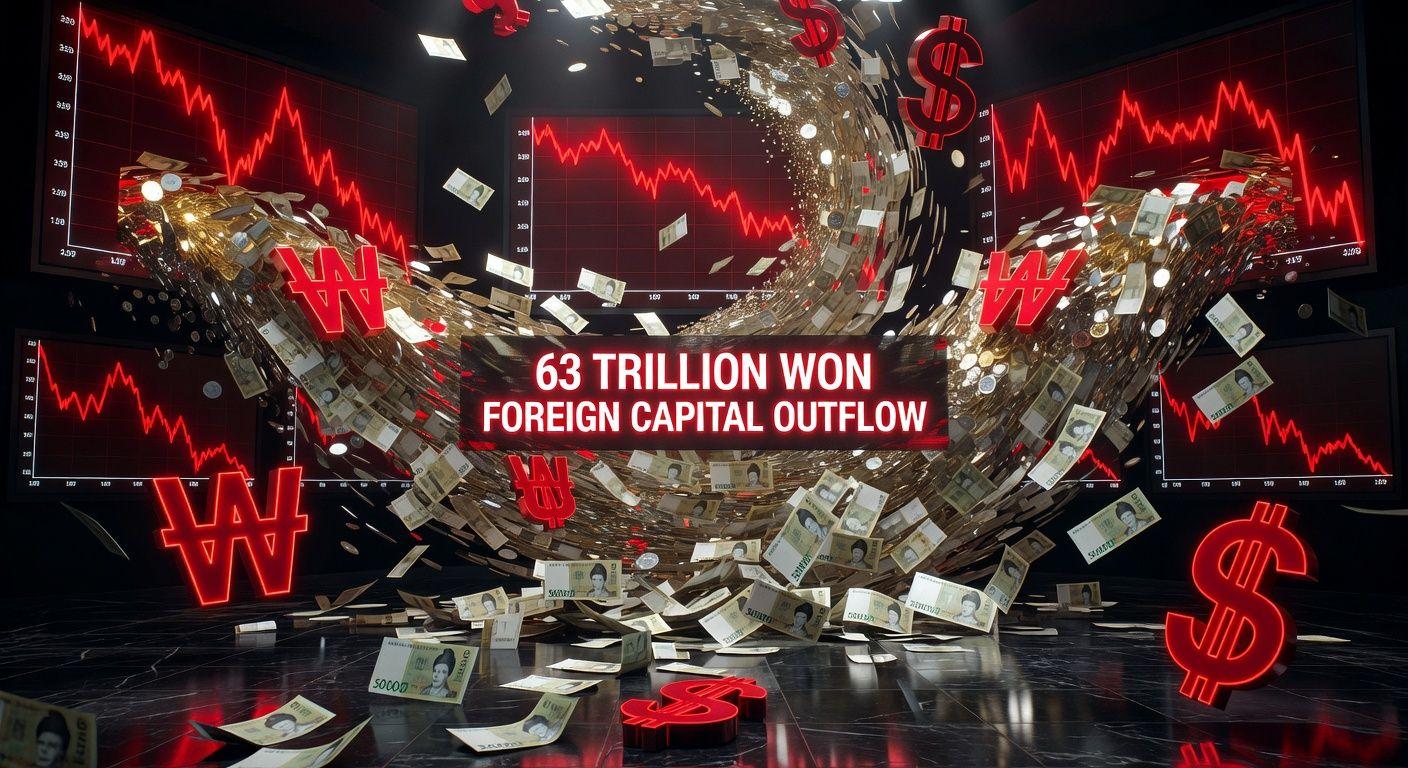💡 2026년 외국인 자금 유출, 63조 원이 한국을 떠난 이유