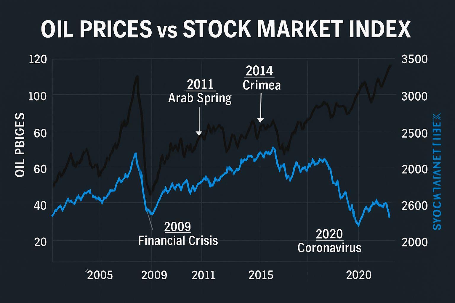 📈 유가 증시 영향: 역사적 역상관 관계