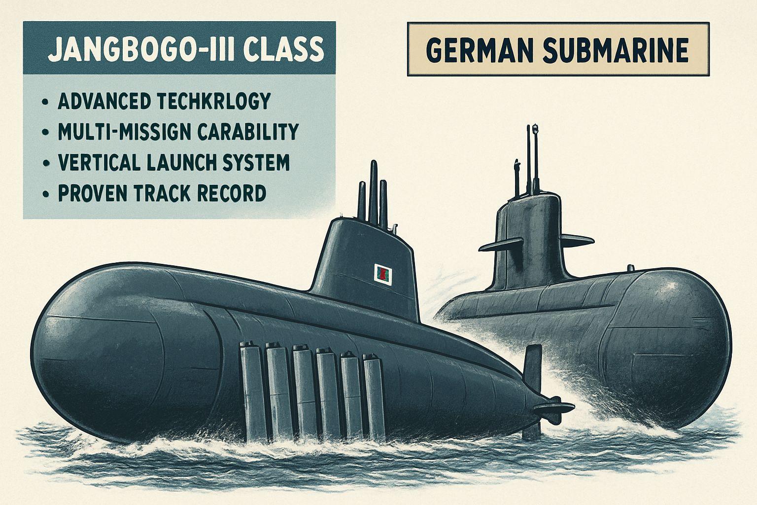 ✅ 한국 잠수함, 독일에 맞서는 '압도적' 경쟁 우위