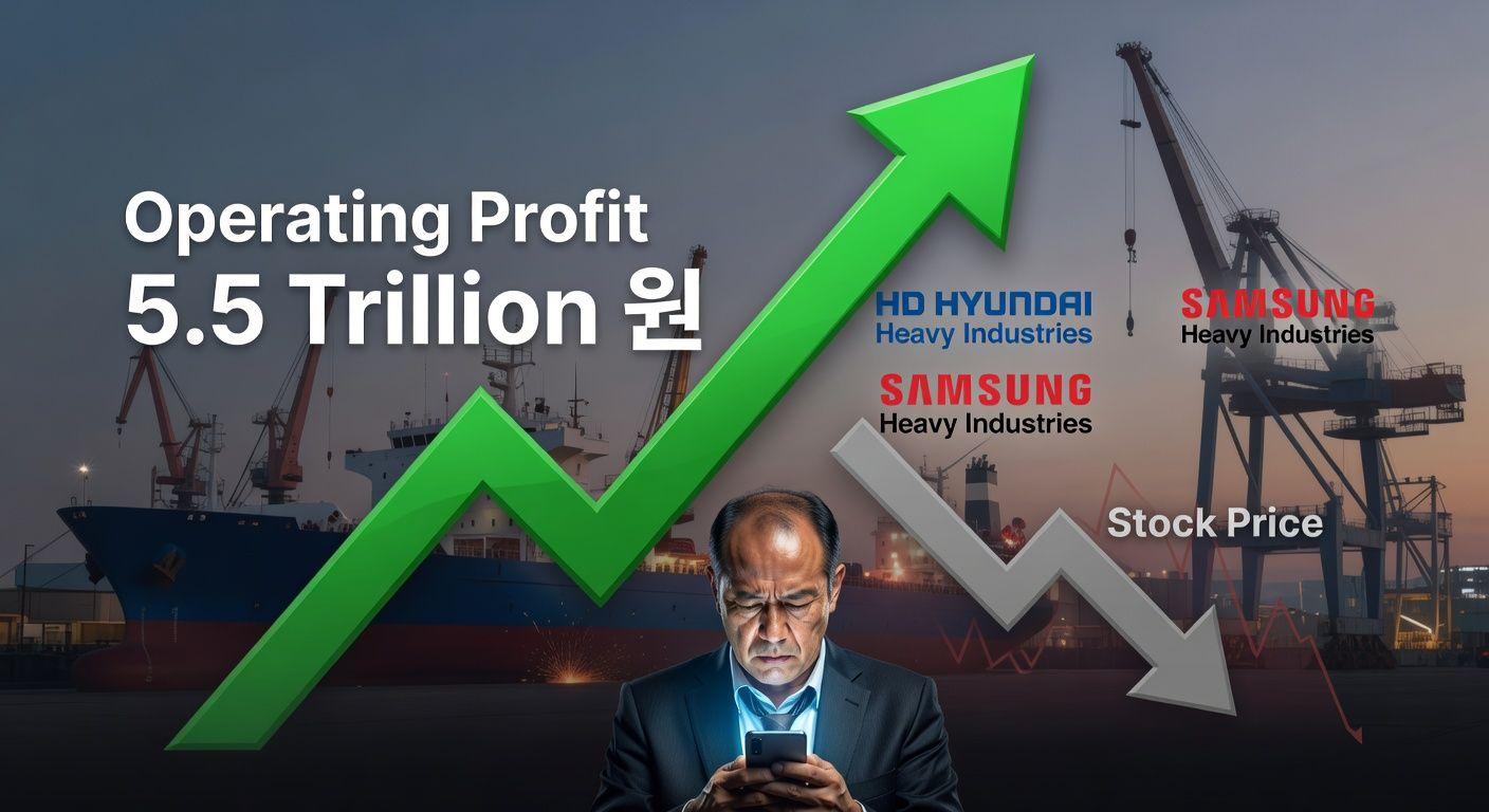 📈 조선주, 역대급 실적에 주가는 왜 뒤처졌나?