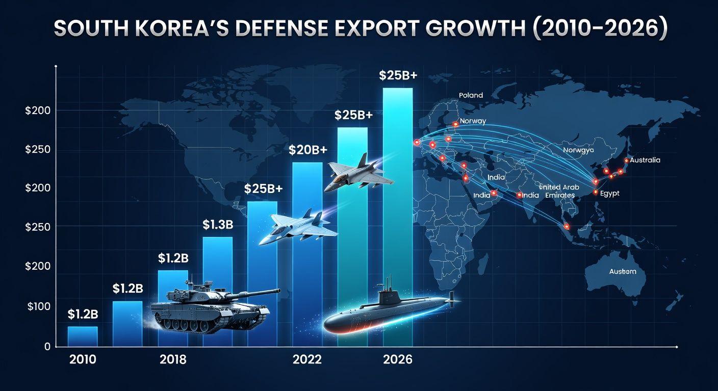 📈 한국 방산 산업의 글로벌 도약과 시장 확대 전망