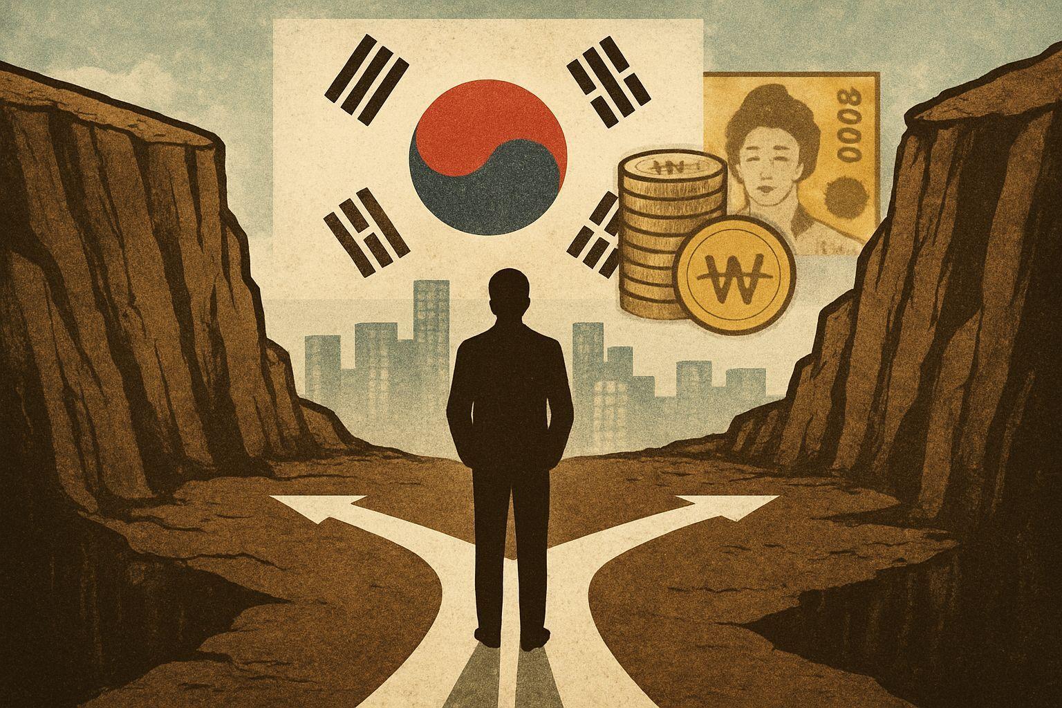 ⚙️ 한국 경제, 올리지도 내리지도 못하는 금리 함정에 갇히다