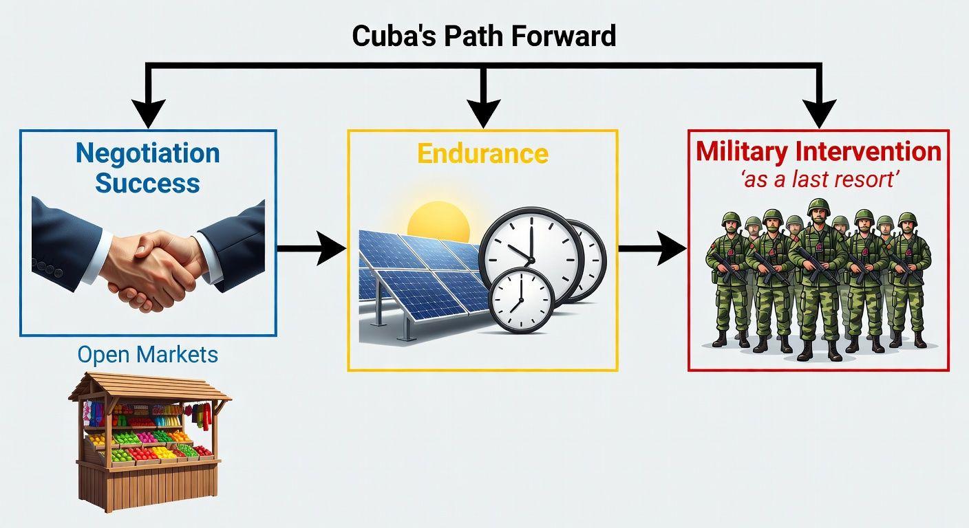 📈 시나리오 분석: 협상 타결, 버티기, 군사 개입