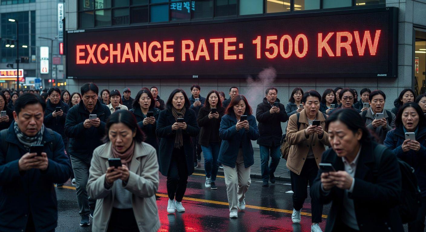 ✅ 환율 1500원, 지금 무슨 일이 벌어지고 있나?