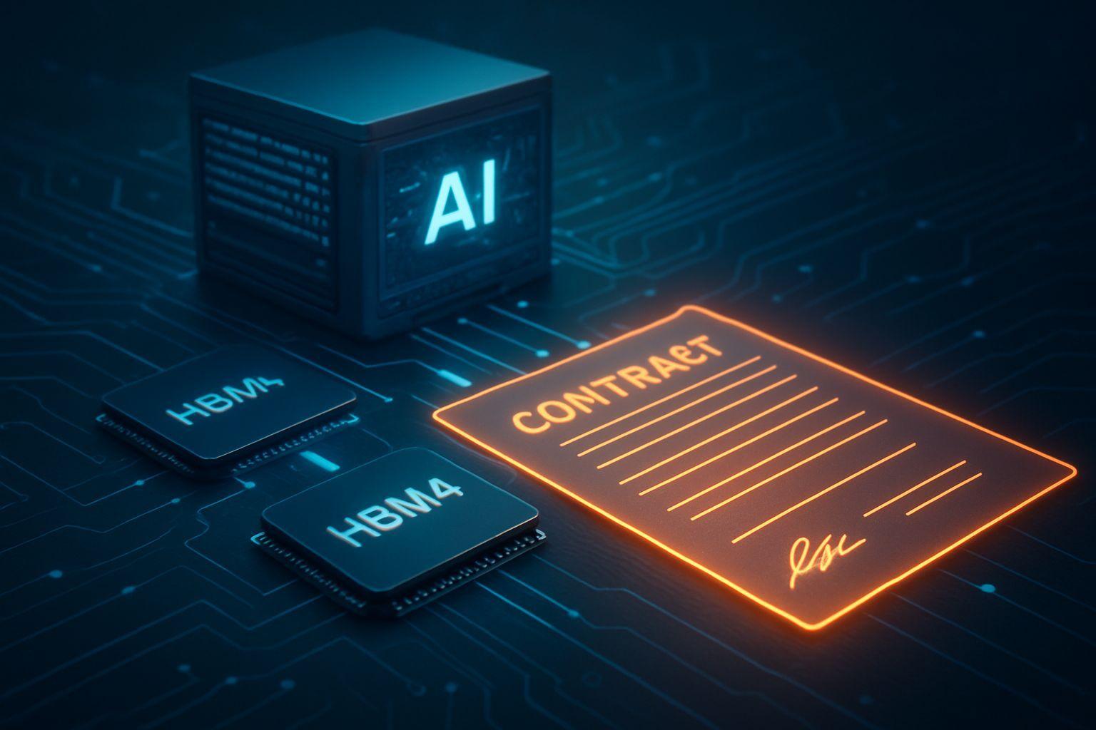 📌 세 번째 신호: HBM4 공급 계약 확정 공시