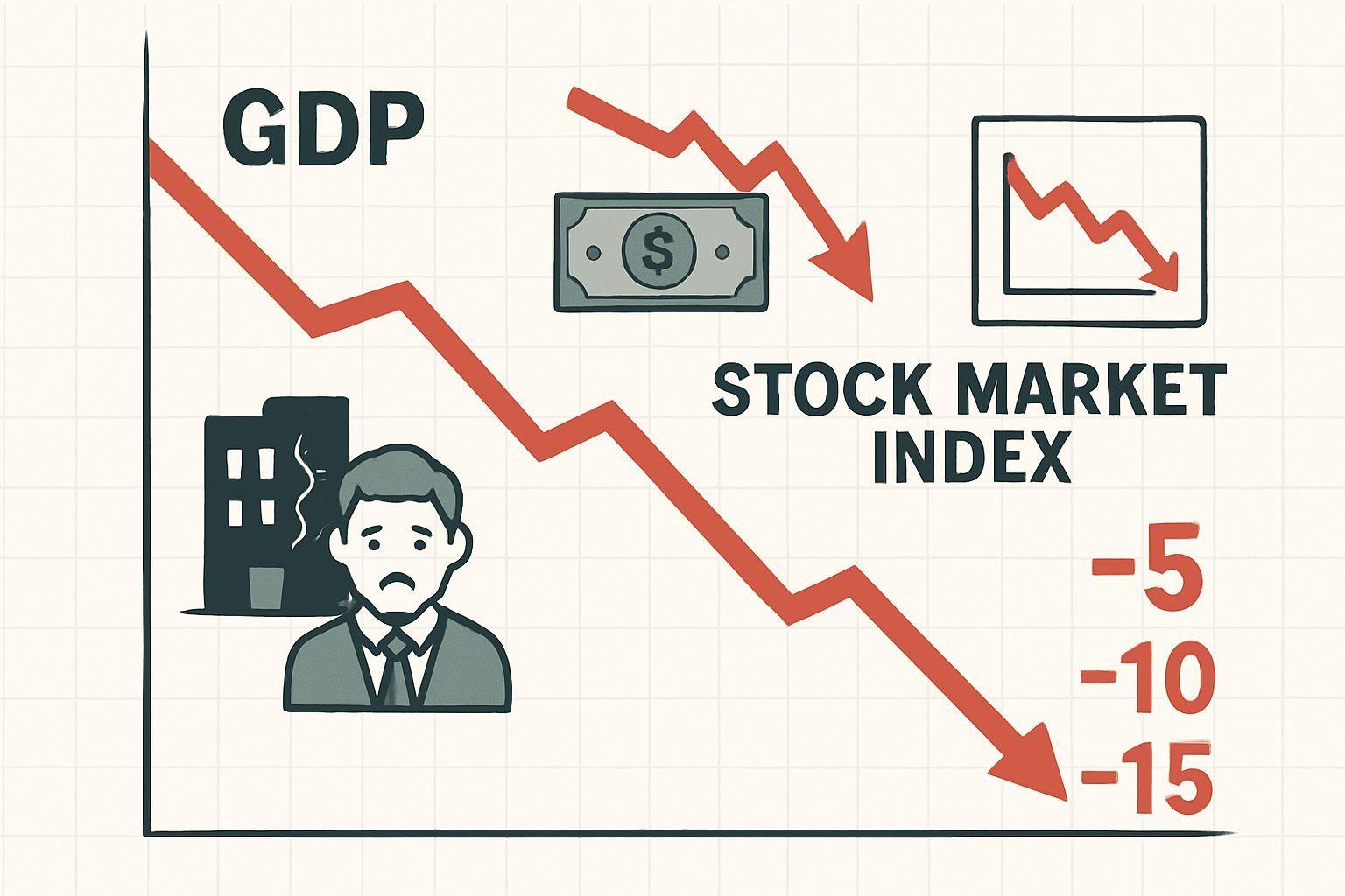 💰 한국 경제 전체가 흔들린다: GDP 37.5% 감소?