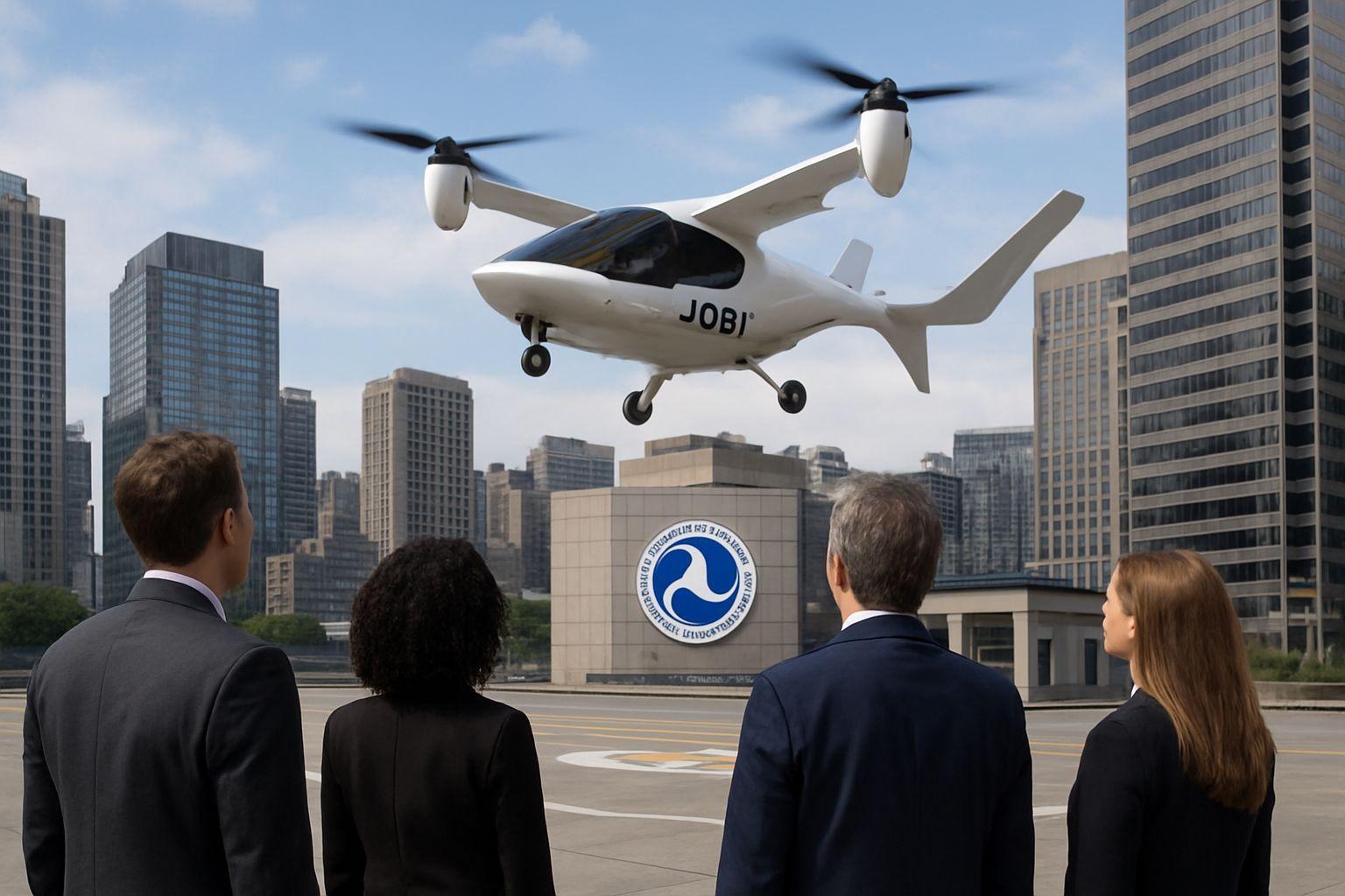 ✅ 미국 교통부, 조비에게 '하늘을 나는 허가'를 내줬다!