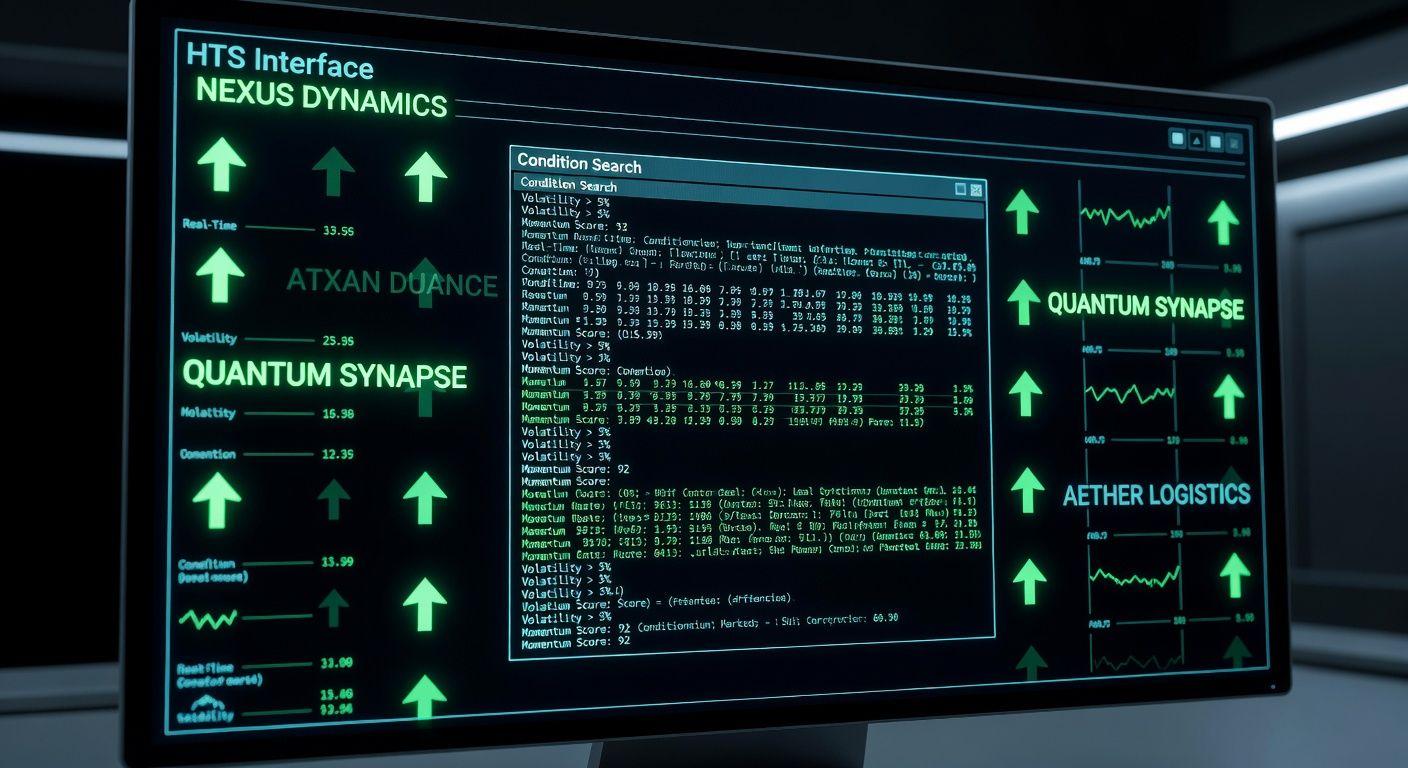 ⚙️ HTS 조건 검색식, 당신의 주식 비서