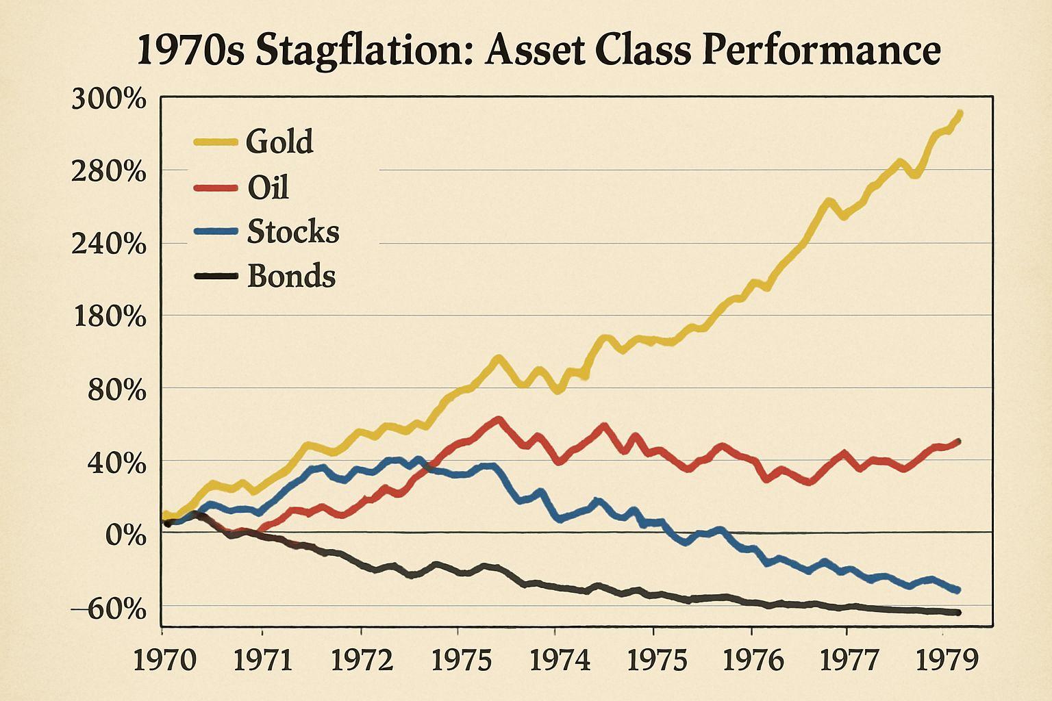 📈 역사가 증명한 스태그플레이션의 자산 영향