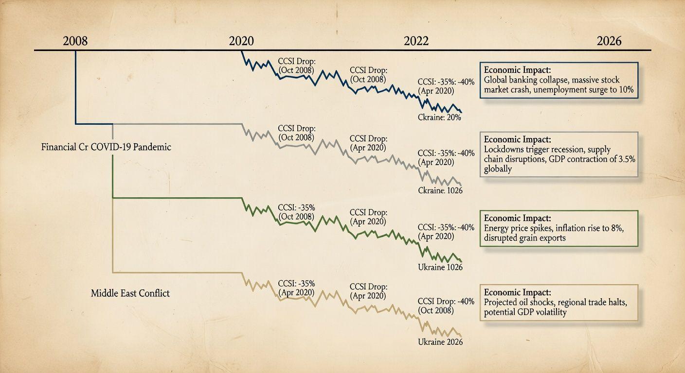 📌 역사적 비교: 2008년 금융위기, 2020년 코로나, 2022년 우크라이나 전쟁