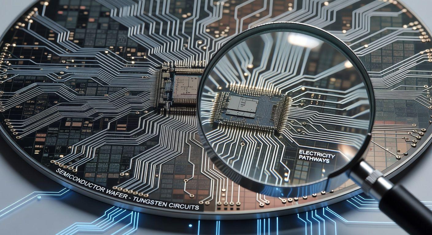 🔍 반도체 생산의 핵심, 텅스텐 없이는 칩도 없다?