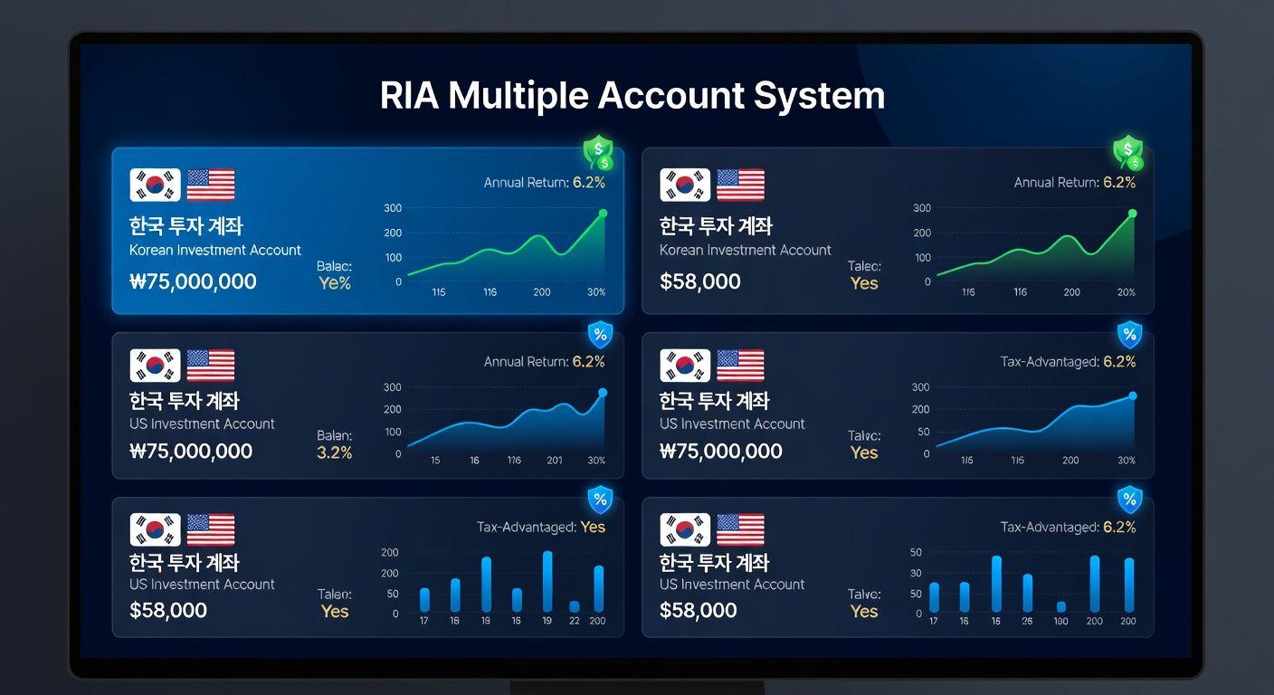 💰 RIA 복수계좌, 이제 여러 증권사에서 동시 활용 가능