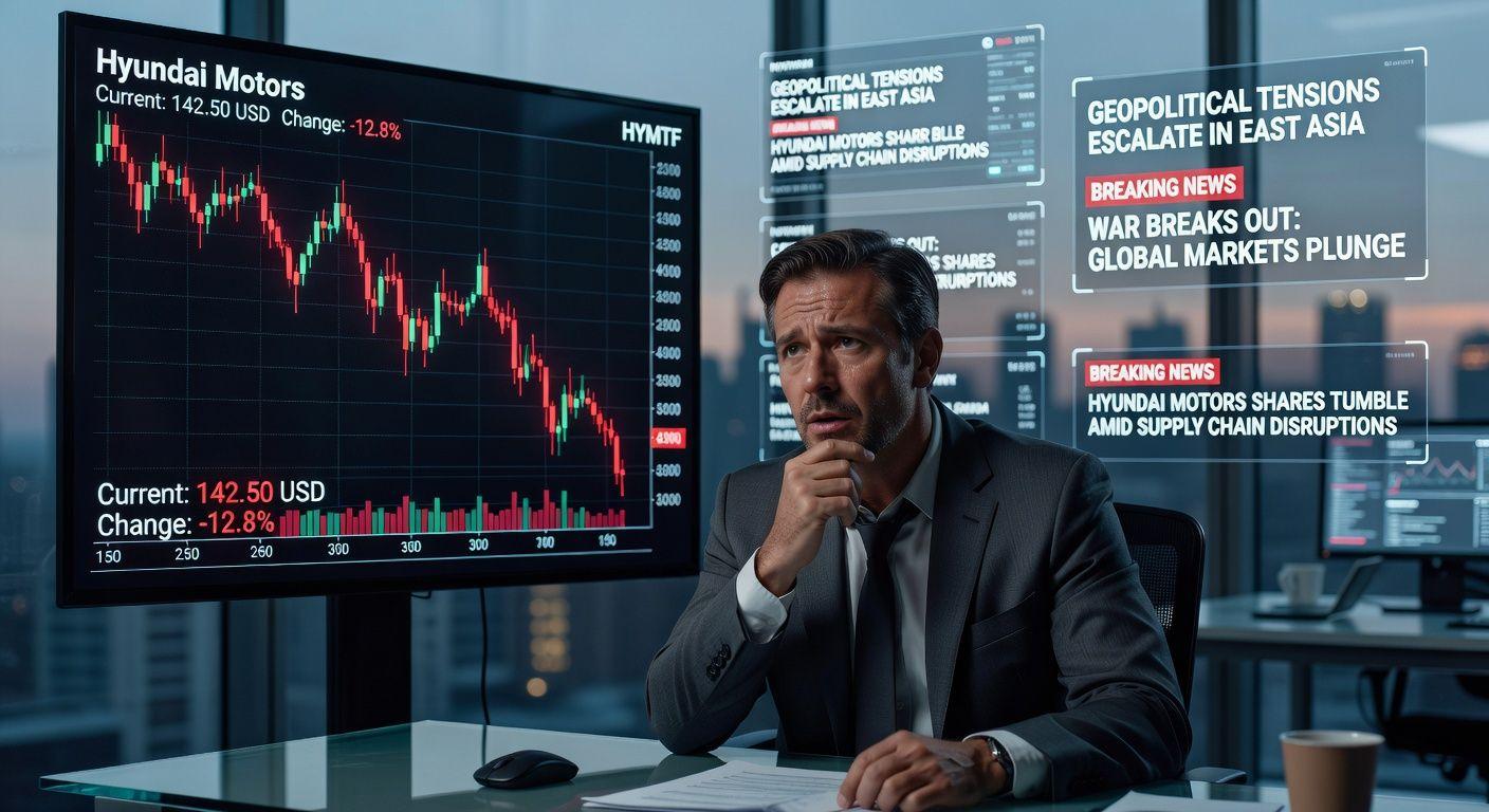 📉 현대차 주가 하락, 왜 지금일까?