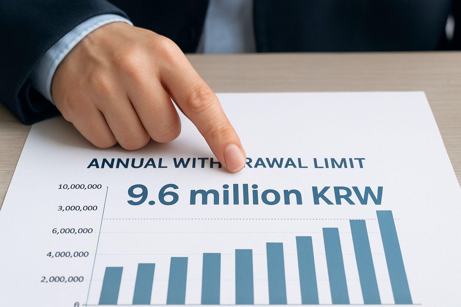 ⚙️ 우리 사례자의 연간 인출 한도는 얼마일까요? (2026년 기준)