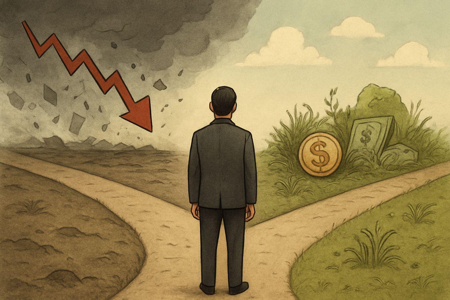 🚫 최악의 선택: 공포에 팔거나 아무것도 안 하거나