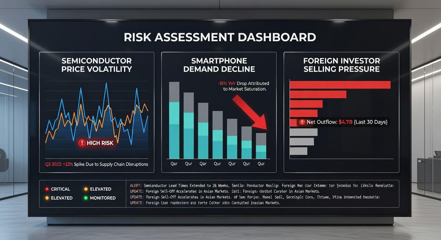 ⚠️ 삼성전자 투자 시 고려해야 할 주요 리스크
