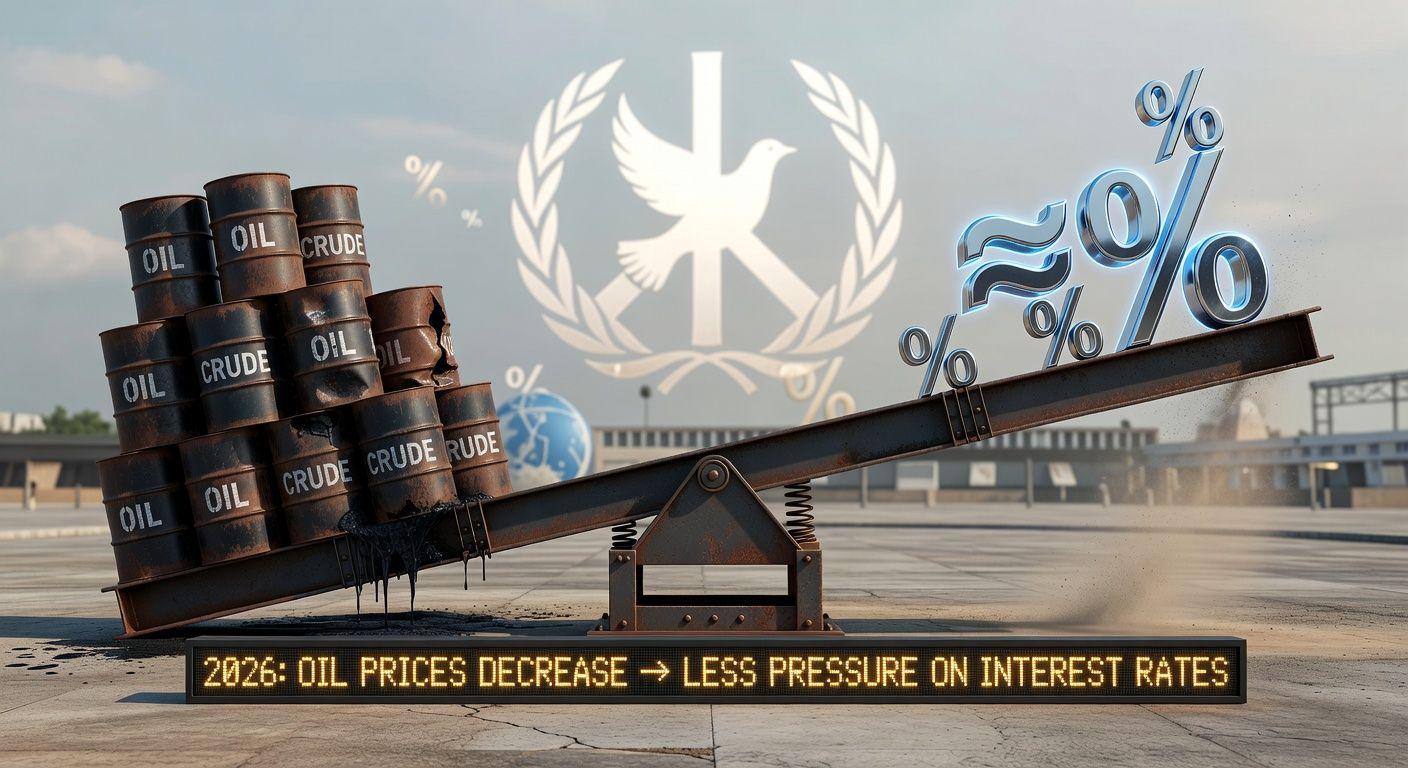 💡 유가 하락 시, 금리 인상 압력 완화 가능성