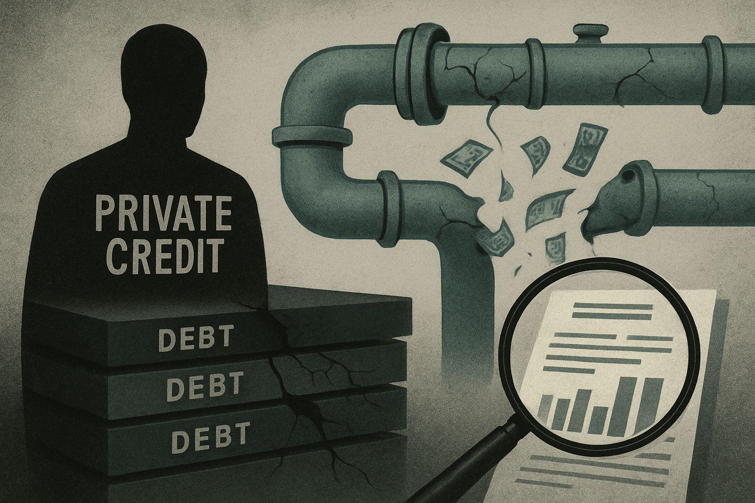 🔍 사모신용, 터지는 배관인가 지붕인가?