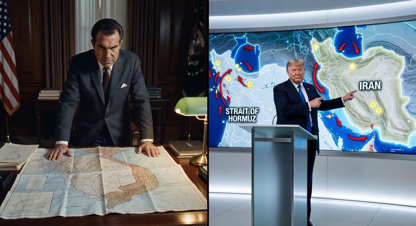 🔍 트럼프 이란 협상 전략, 역사적 비교로 보는 닉슨의 베트남 패턴