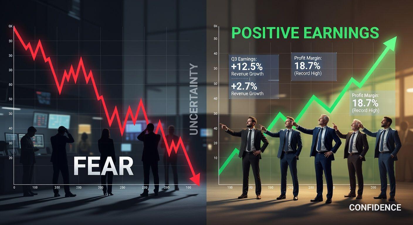 💰 주가 하락과 실적 호조의 괴리, S&P 500의 기회