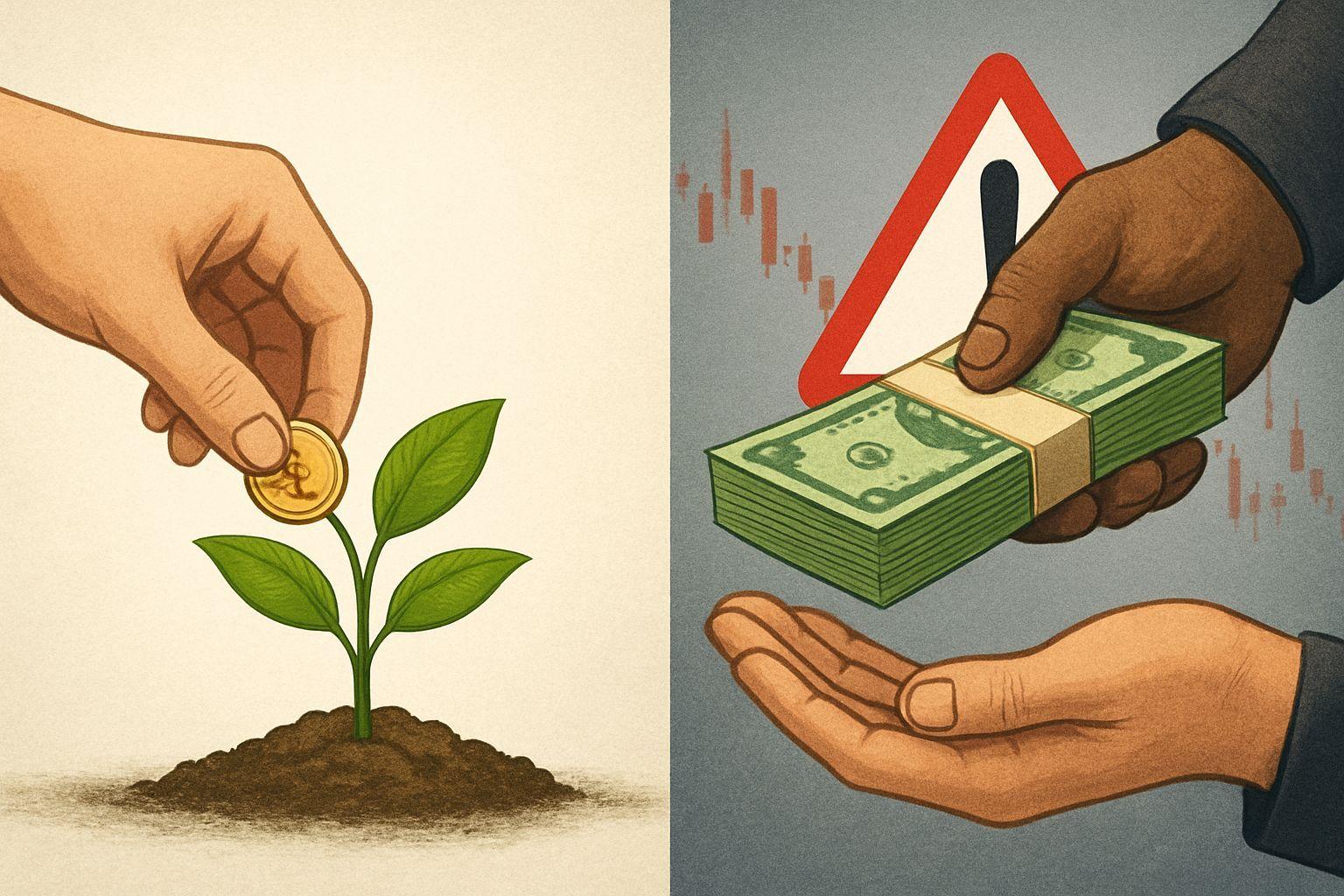 📌 케이스별 투자 전략 3: '찐바닥'을 노리는 타이밍 재기 vs. '빚투'의 위험