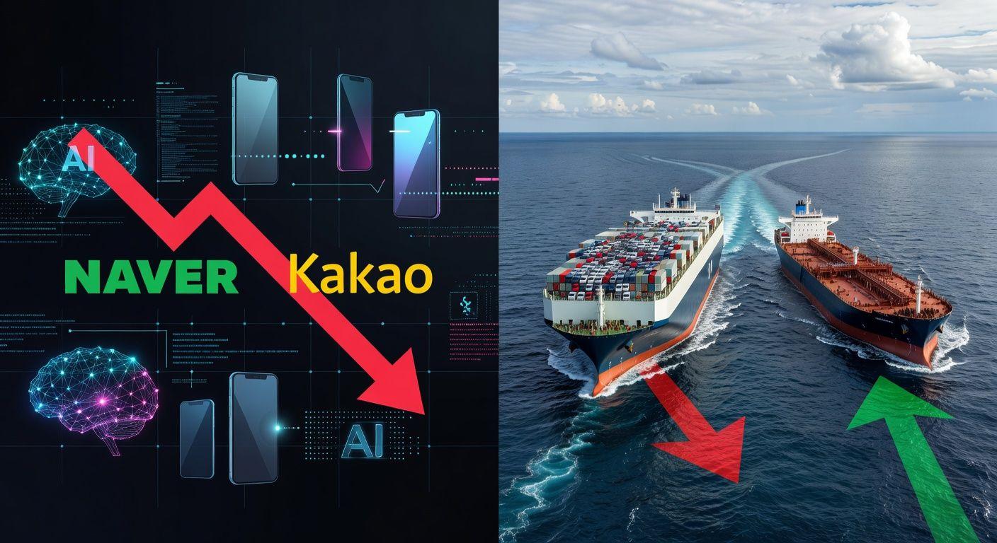 📌 네이버, 카카오 주가 부진 원인과 해운주 차별화 분석