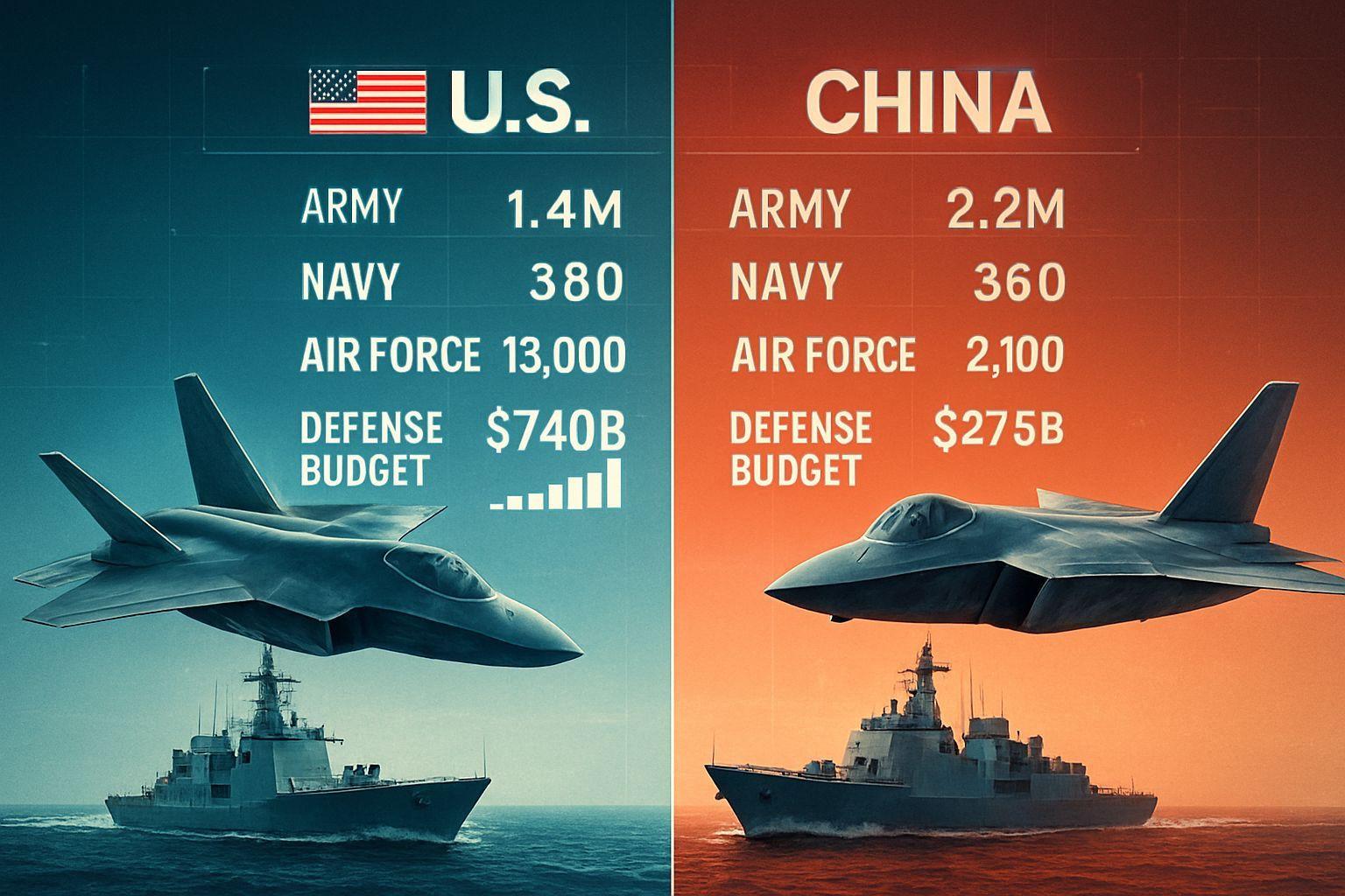 💰 미중 군사력 격차와 미래 전쟁 기술 패권 경쟁