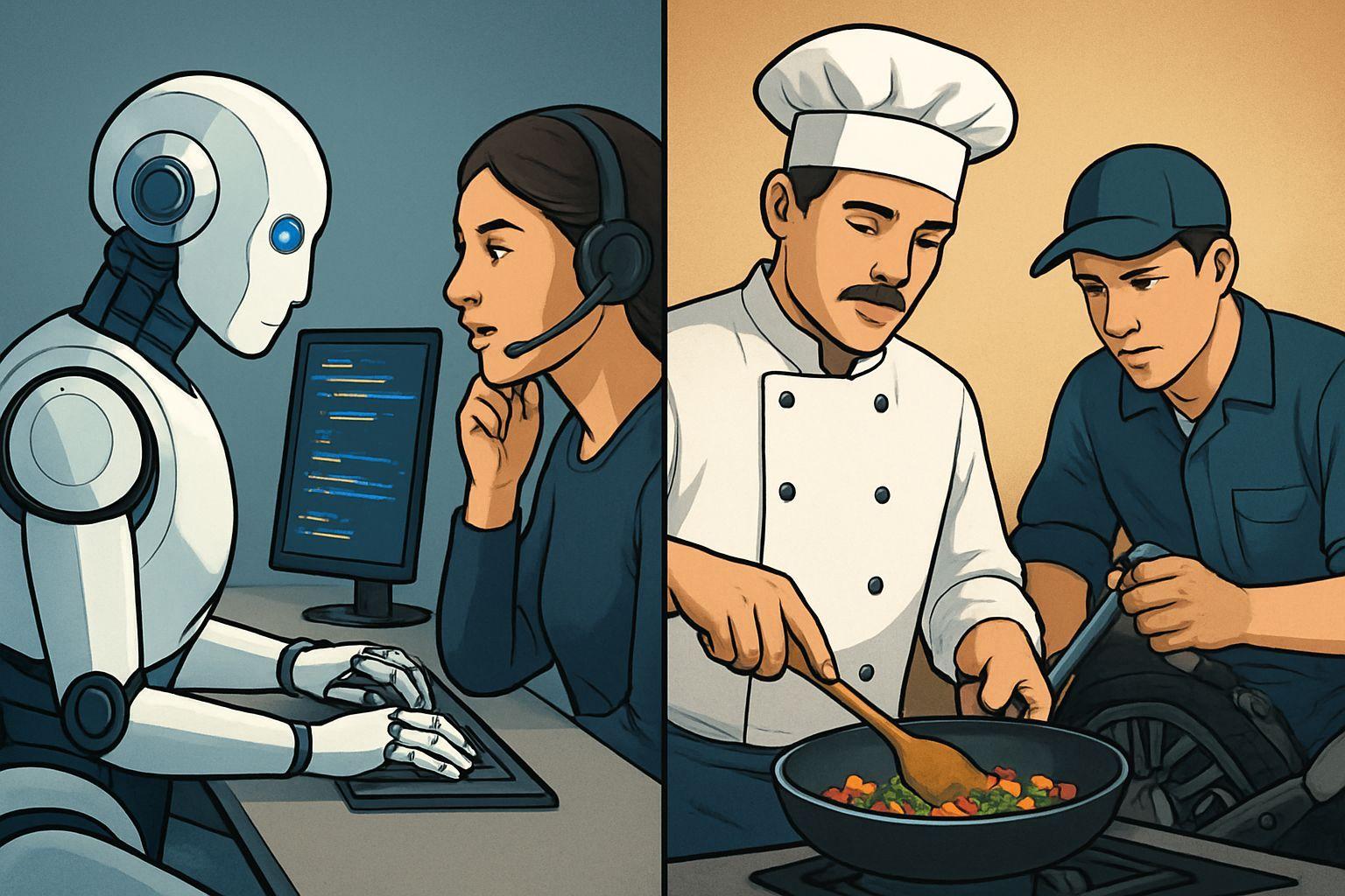 📝 AI 일자리 위험 직종과 안전 직종