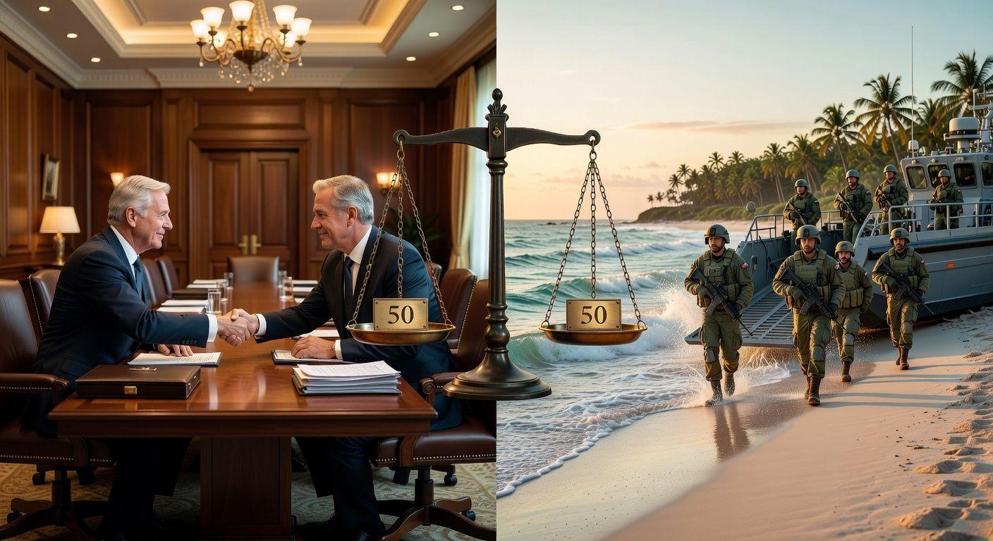 📈 월가의 50:50 시나리오, 휴전과 전면전 사이의 팽팽한 줄다리기