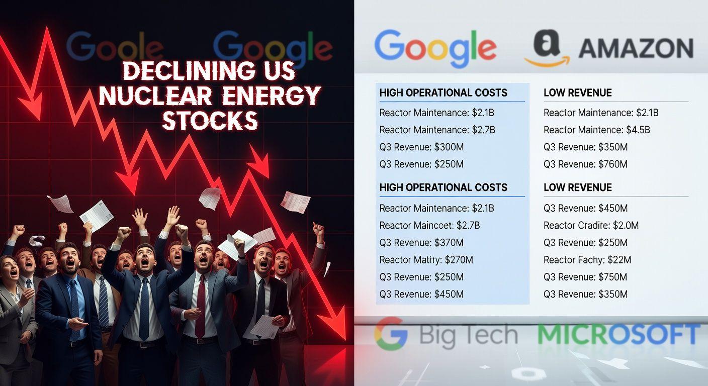 📉 미국 원자력주가 하락하는 진짜 이유