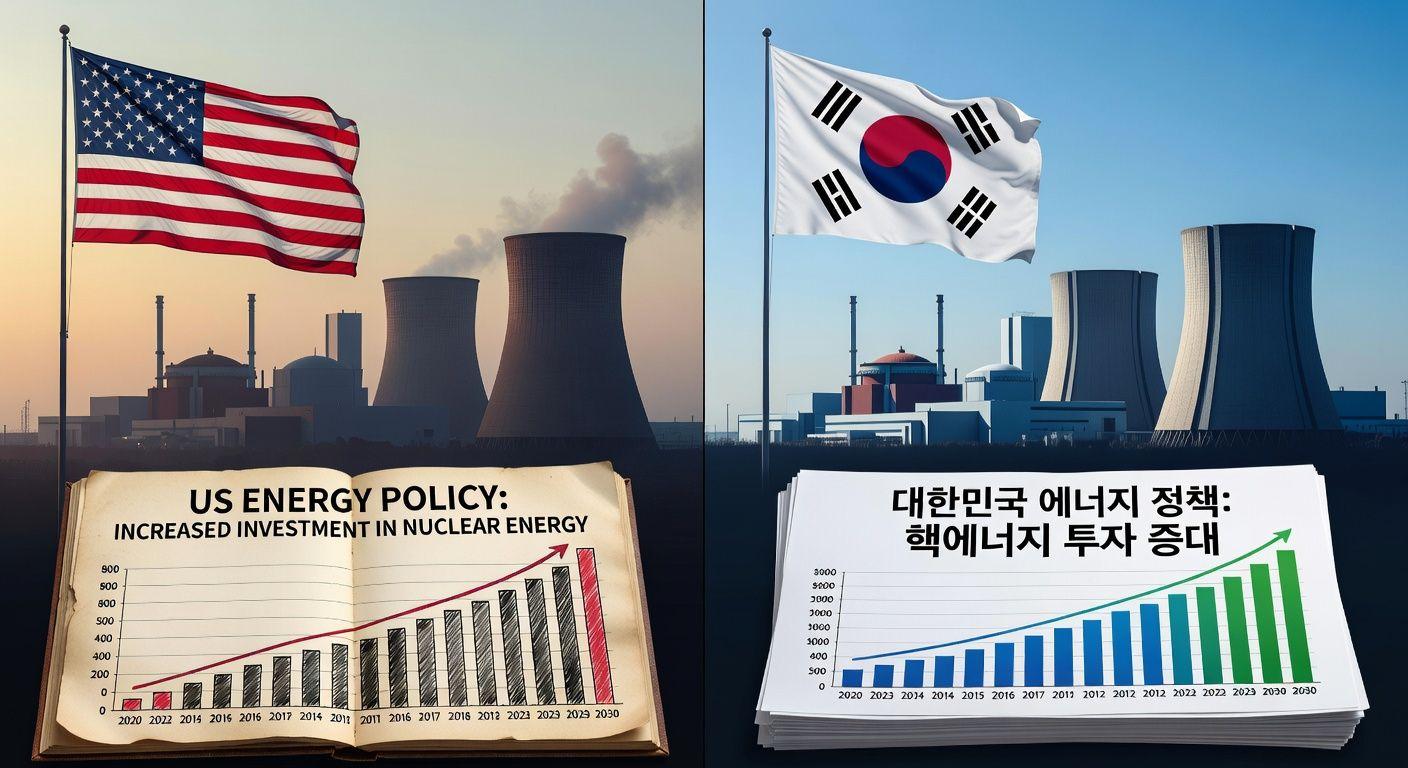 📈 미국과 한국의 원전 정책 변화