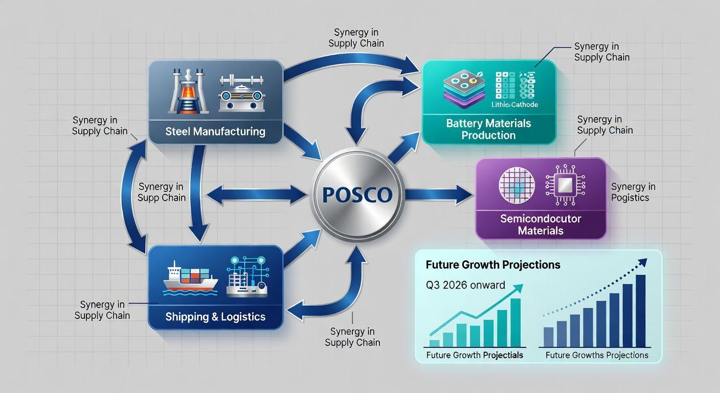 ⚙️ 포스코의 다각화 전략과 미래 성장동력
