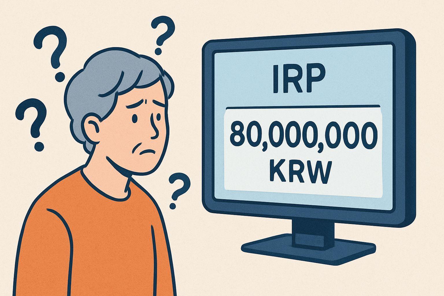 🔍 55세 IRP 계좌, P님의 고민 사례 분석