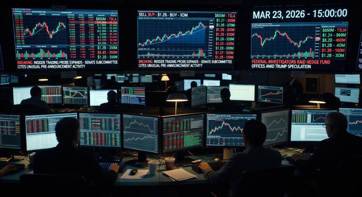 📈 시장 혼란과 내부자 거래 의혹의 충격적 사실