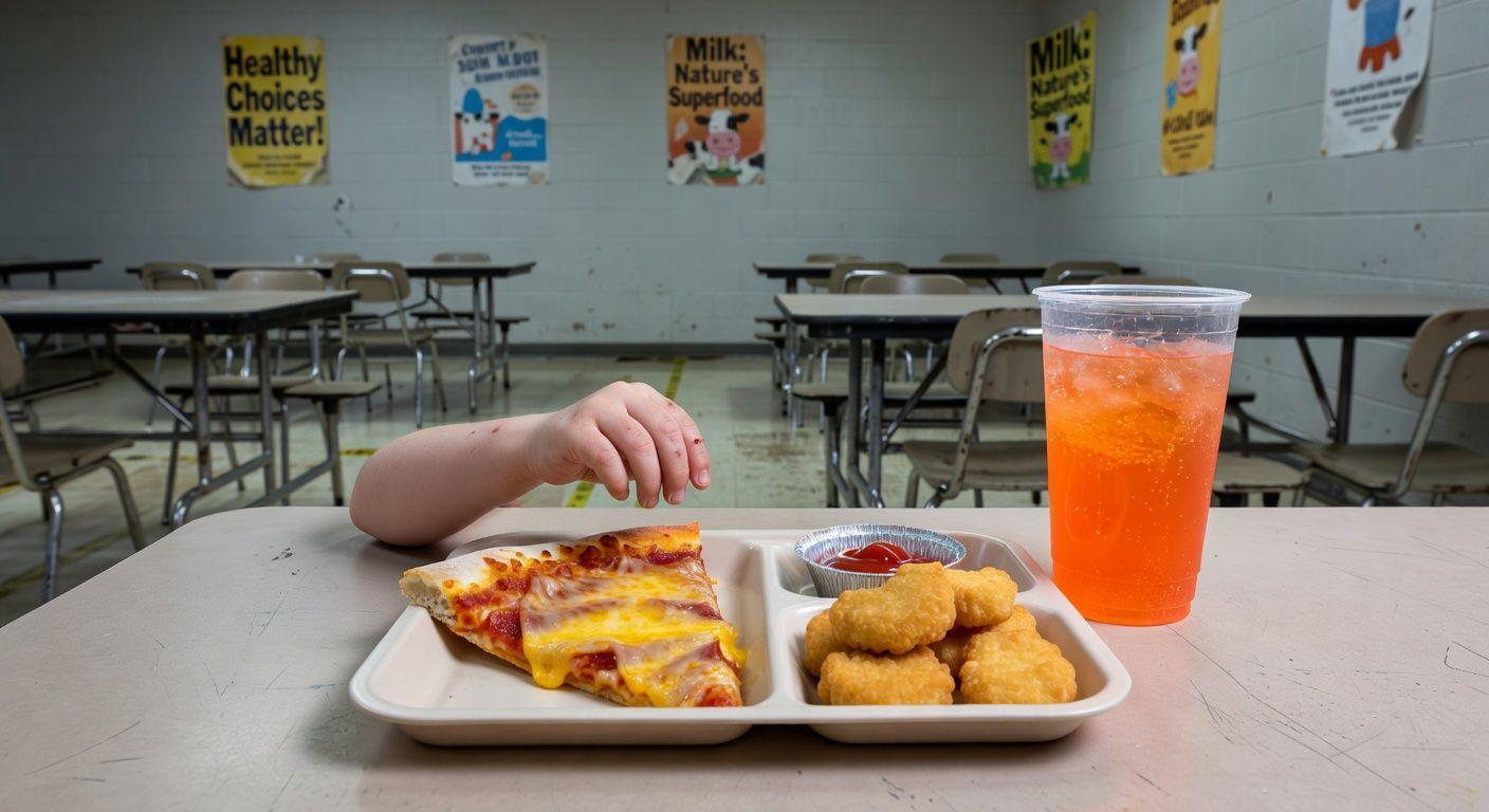 🍽️ 초가공식품과 짧은 점심시간: 아이들의 건강을 위협하는 급식 문제