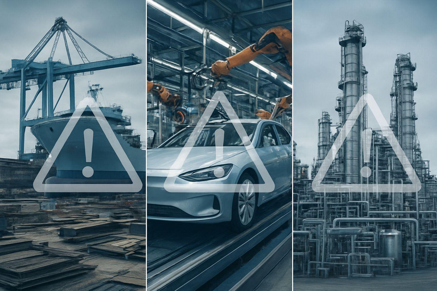🔍 주요 산업별 영향 분석: 조선, 자동차, 석유화학의 미래는?