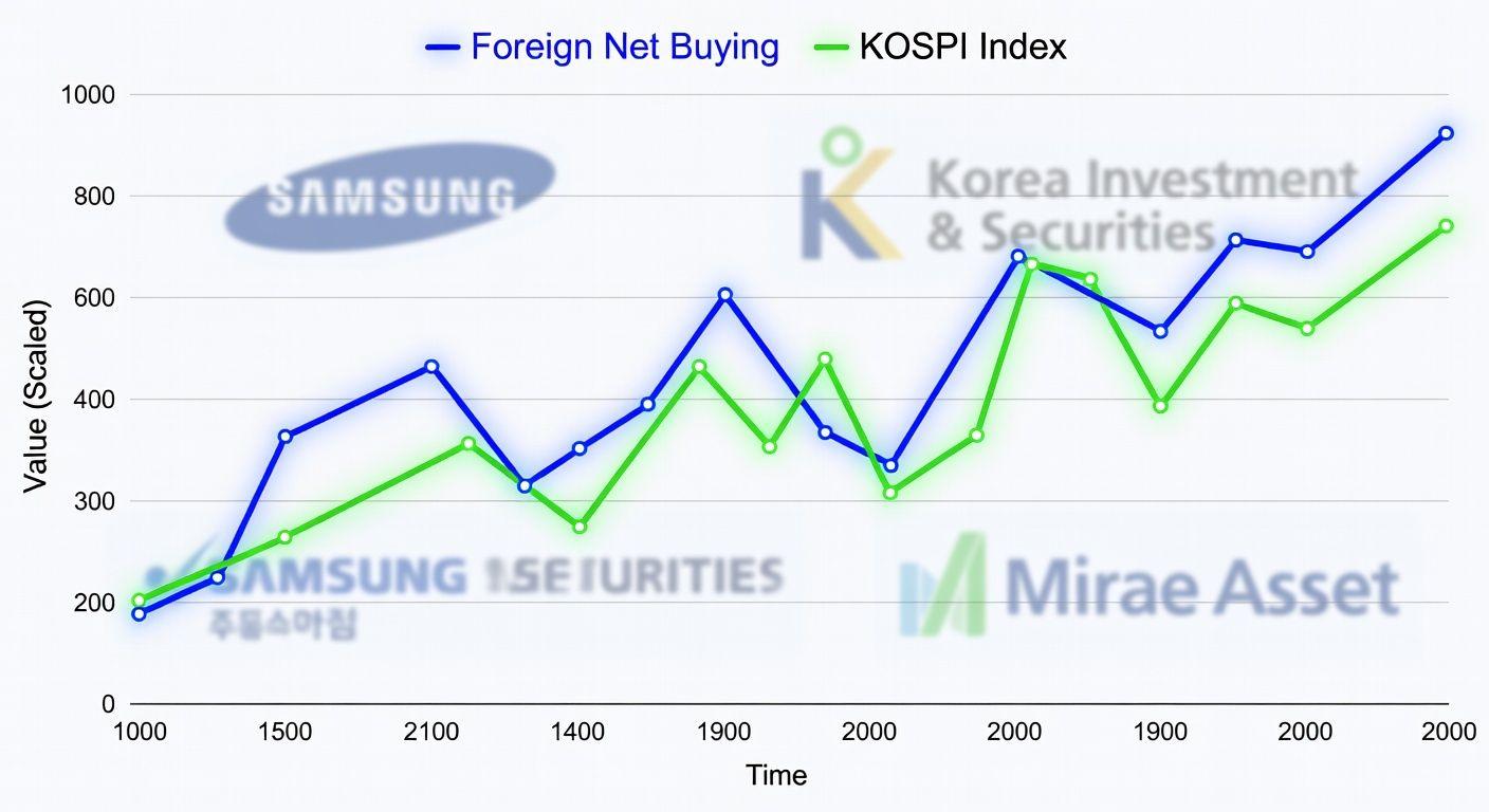 📈 외국인 매수 매도가 코스피에 미치는 직접적 영향