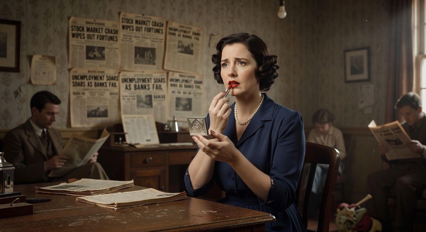 🔍 경제 위기 속 작은 위안, '립스틱 효과'의 역사