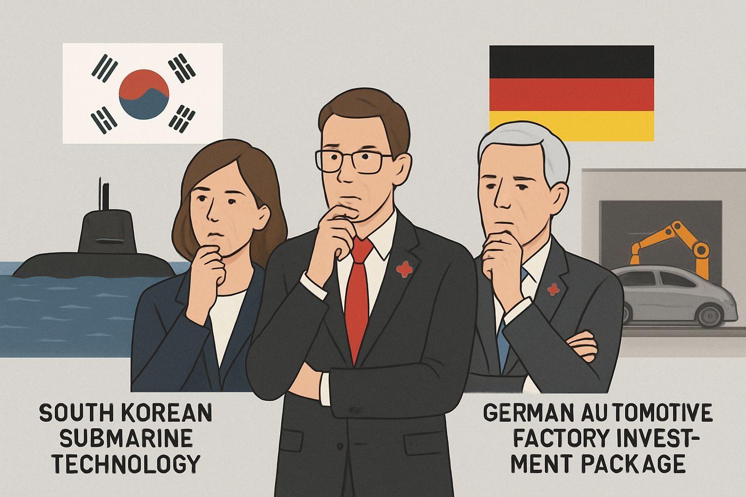 📈 기술력 vs 경제 패키지, 한국과 독일의 치열한 경쟁