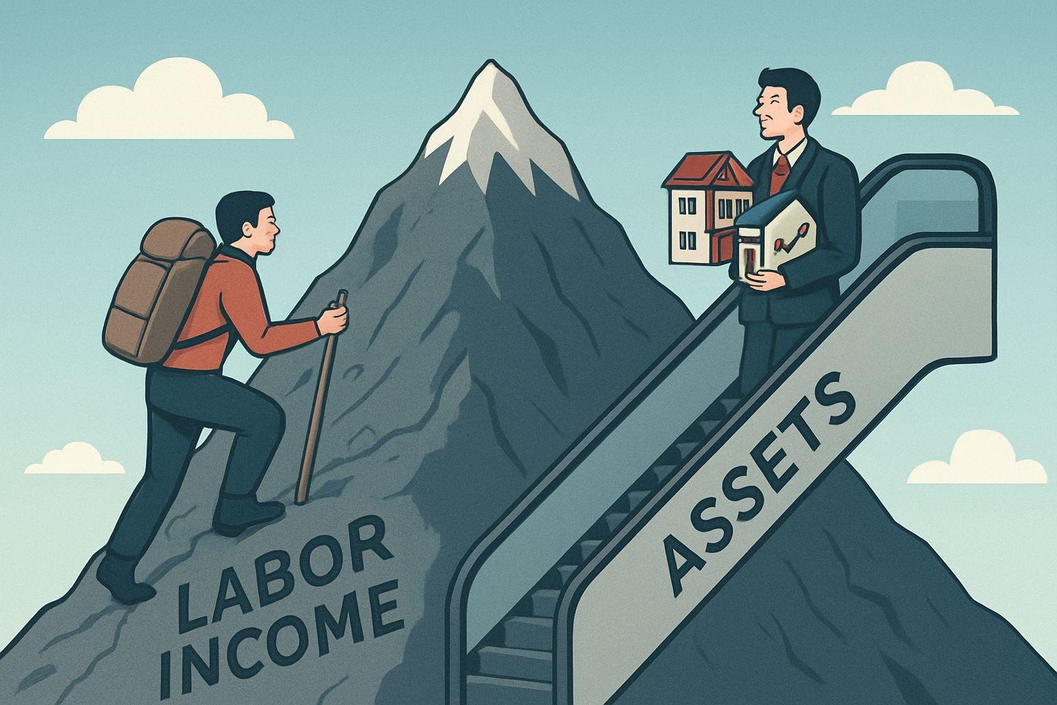 💡 노동소득 자산소득, 평생을 결정하는 두 가지 소득의 차이