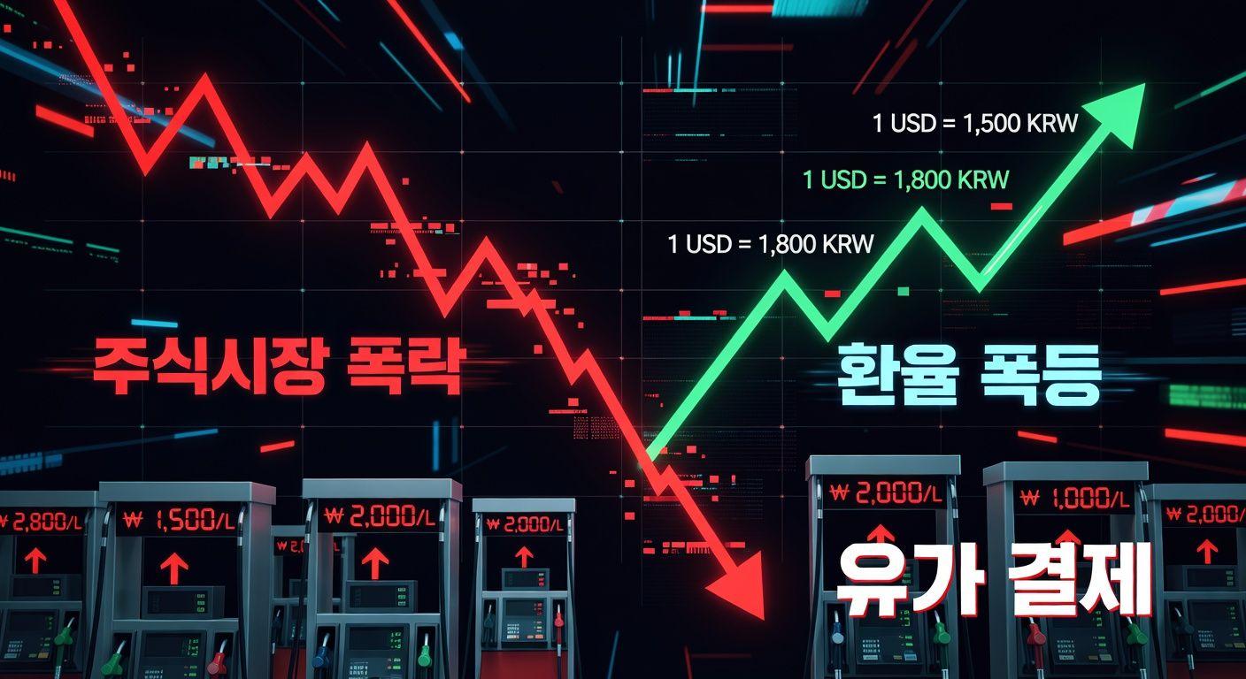 📈 한국 경제 직격탄, 물가·주식·환율 동시 위기
